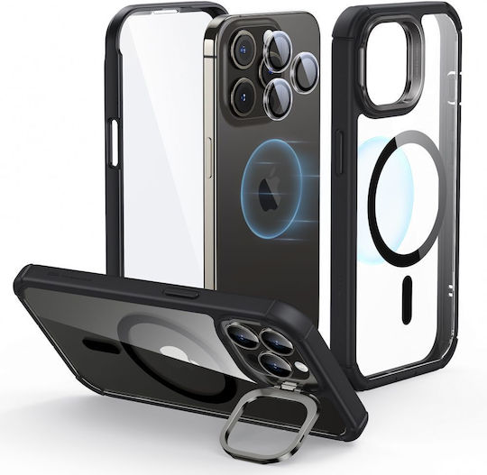 ESR Tough Armor MagFit Back Cover Μεταλλικό Διάφανο (iPhone 15 Pro Max)