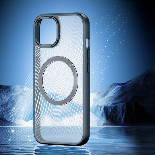 Dux Ducis Aimo Mag Back Cover Tempered Glass / Silicon / Plastic Negru (iPhone 15 Plus / 16 Plus)