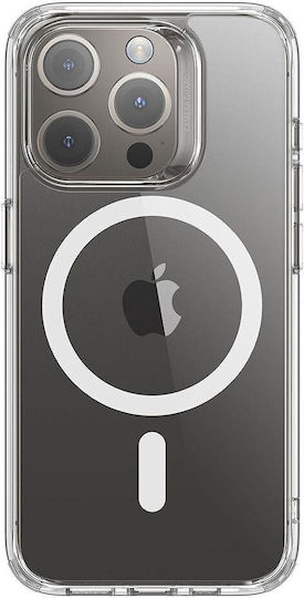 ESR Classic Hybrid Halolock Задна корица Пластмаса / Силикон 0.5мм Прозрачен (iPhone 15 Pro Max)