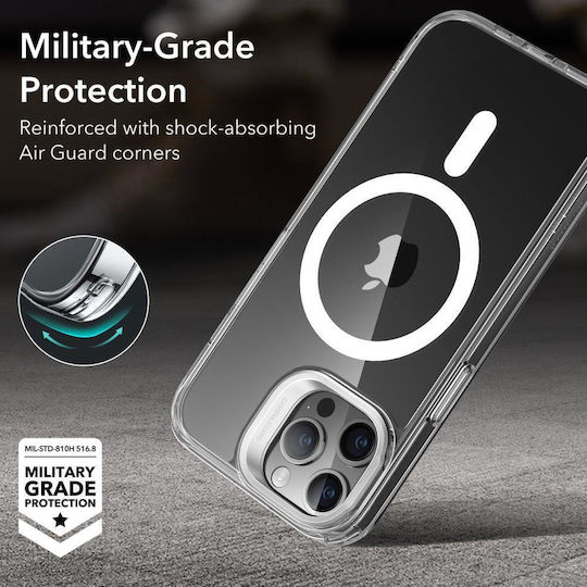 ESR Classic Hybrid Back Cover Μεταλλικό 1.3mm Διάφανο (iPhone 15 Pro Max)