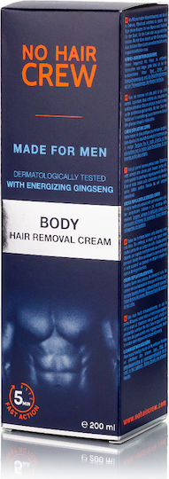 More Sept Hair Removal Body Cream for Men No Hair Crew Suitable for All Skin Types 200ml