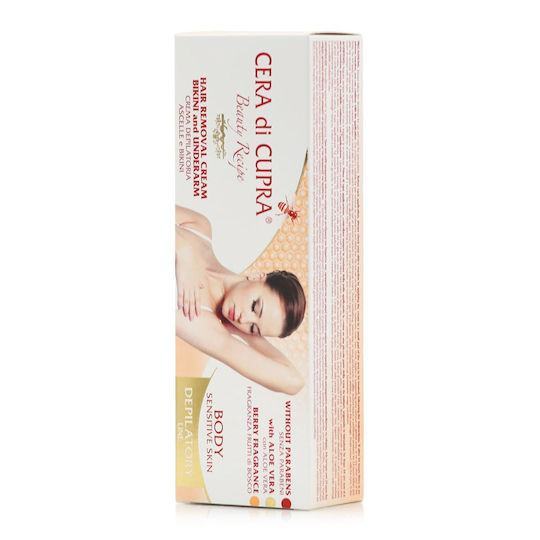 Cera di Cupra Hair Removal Cream for Bikini Line Suitable for Sensitive Skin with Χαμομήλι & Κερί Μελισσών 100ml