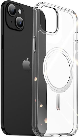 Dux Ducis Clin Back Cover Silicon / Plastic / Piele artificială Rezistent Magnetic Transparent (iPhone 15 Pro Max)