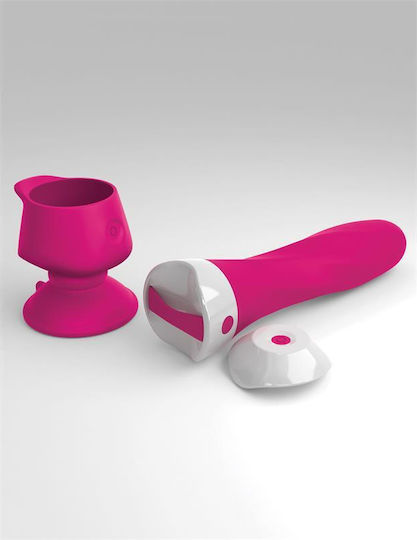 Pipedream 3Some Vibe E6 Wall Banger Deluxe Κλασικός Δονητής με Απομακρυσμένο Έλεγχο 19cm Pink
