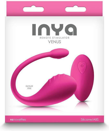 Ns Novelties Inya Venus Δονητής Egg με Απομακρυσμένο Έλεγχο 20.2cm Ροζ