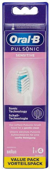 Oral-B Pulsonic Sensitive Ersatzköpfe für Vorteilspackung 299158 4 Stück