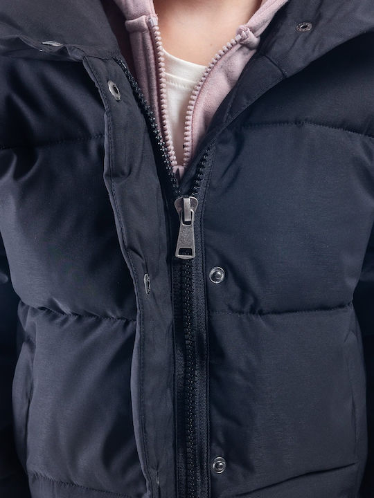 Kids' Casual Jacket with Hood Black