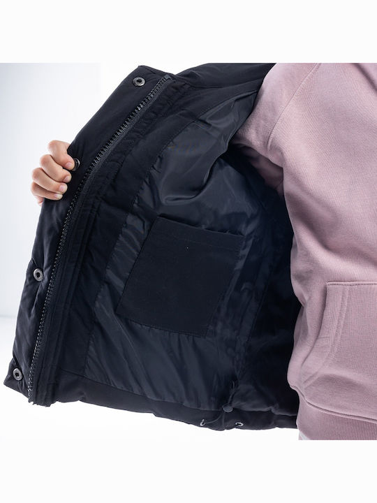 Kids' Casual Jacket with Hood Black