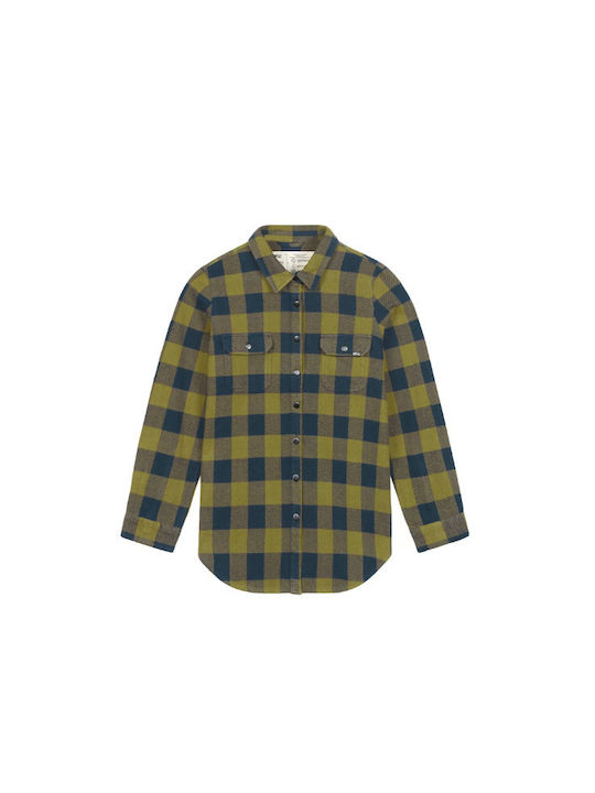 Picture Organic Clothing Palton pentru femei Albastru Overshirt