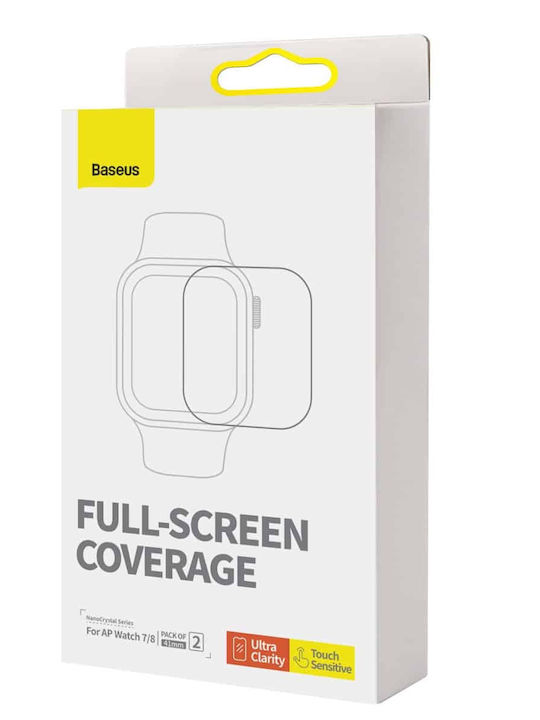 Baseus Nanocrystal Screen Protector for the Apple Watch 41mm 2pcs P6001510B201-02