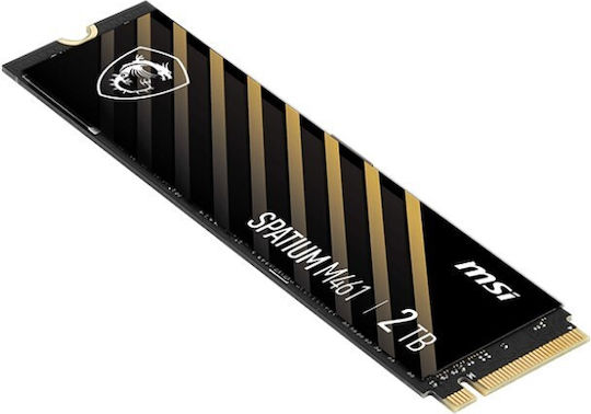 MSI Spatium M461 SSD 2TB M.2 Type with PCI Express 4.0 Connection S78-440Q550-P83