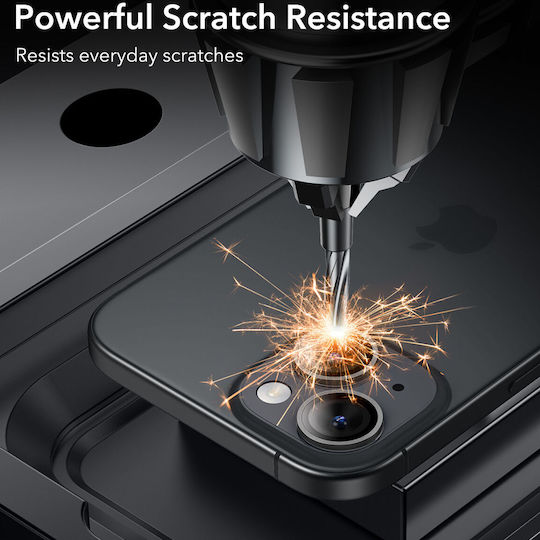 ESR Armorite Kameraschutz Gehärtetes Glas Black für das iPhone 15