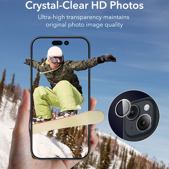 ESR Armorite Προστασία Κάμερας Tempered Glass Διάφανο για το iPhone 15 / Plus