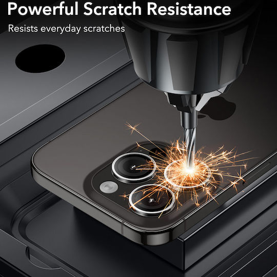 ESR Armorite Mobile Camera Protector Tempered Glass Black for iPhone 15 Pro Max