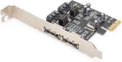 Digitus Karte PCI in 2 Ports SATA