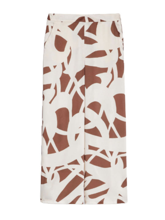 Women's Fabric Trousers Brown