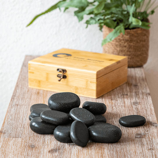 Bodhi Hot Stones Basalt 18 Pieces