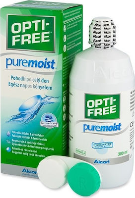 Alcon Opti-free Pure Moist Υγρό Φακών Επαφής 300ml