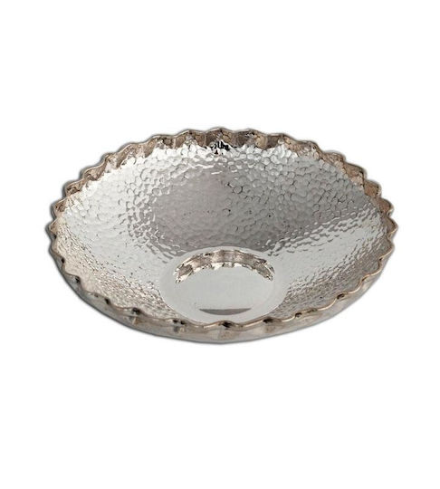 SilverBrand.gr Dekorative Schale Silber Silber 14x14x4cm