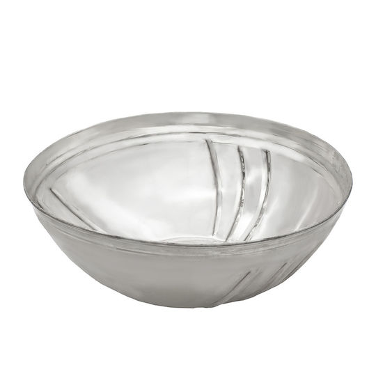Savvas Design Decorative Bowl Silver 20x20x5cm