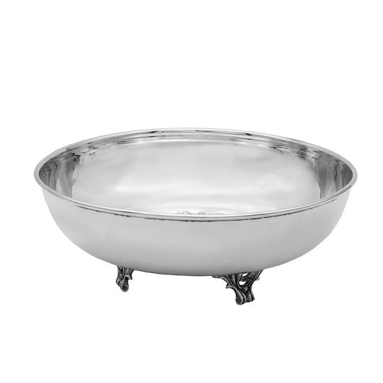 Savvas Design Decorative Bowl Silver 18x18x4cm