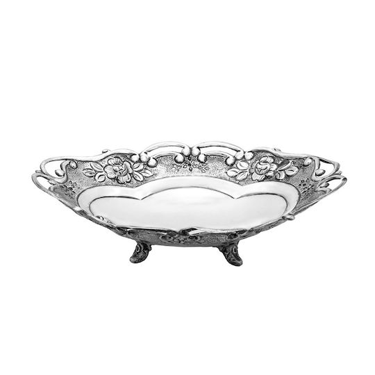 Savvas Design Decorative Bowl Silver 10.5x6x4cm