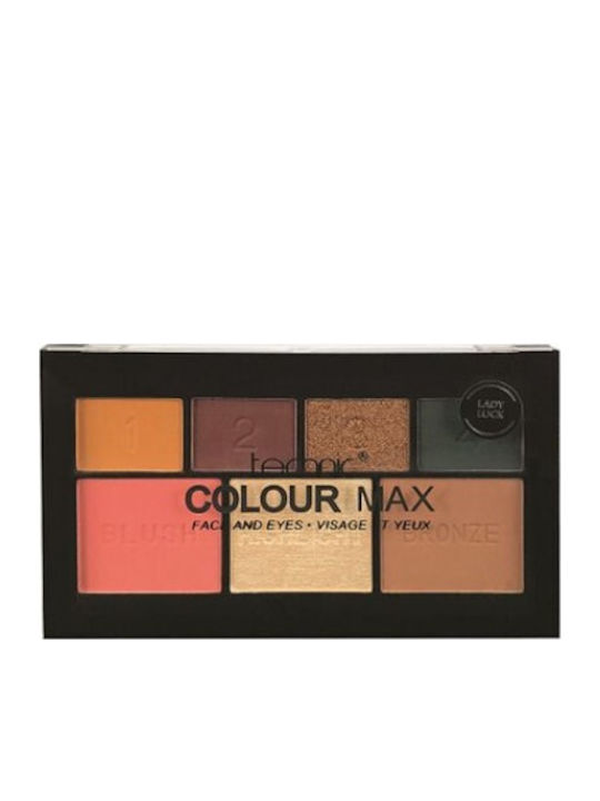 Technic Colour Max Makeup Palette for Face & Eyes Lady Luck 12.3gr