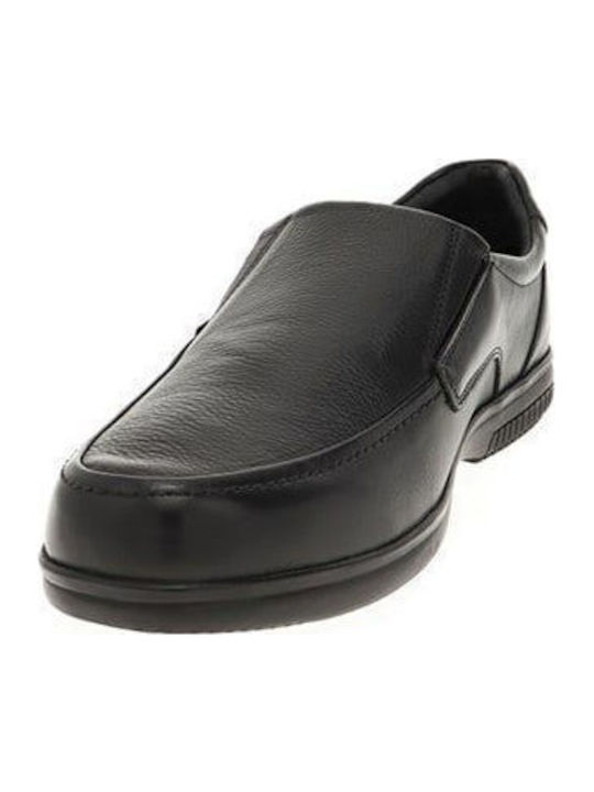 Кожа Мъжки Slip-On Черен
