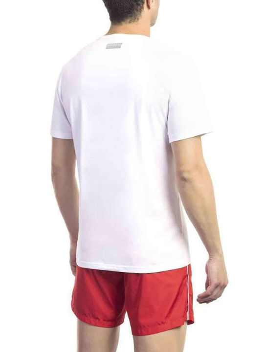 Bikkembergs BKK1MTS02 Мъжка Тениска Бяла