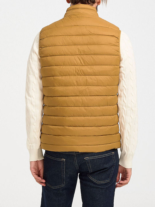 Rook Men's Winter Sleeveless Puffer Jacket Yellow