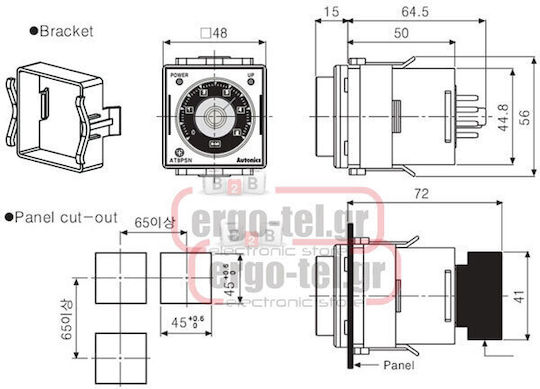 Autonics Timer Relay Industrial Type 309-026724230
