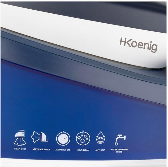 HKoenig V7 Σύστημα Σιδερώματος Πίεσης 5.5bar με Δοχείο 1.5lt