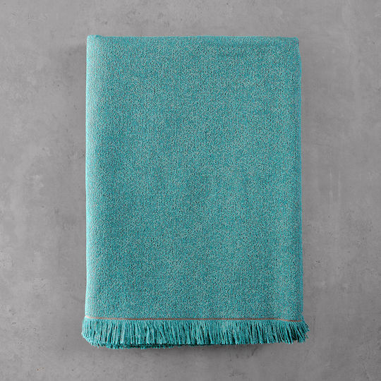 Rythmos Decorative Pillow Case Sebastiao Petrol Blue 40x40cm