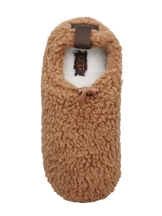 Plushy Închise Papuci de Damă Portocaliu