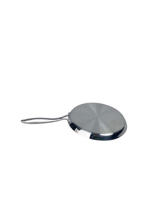 Cheffinger Pots Set of Stainless Steel with No Coating Silver 10pcs