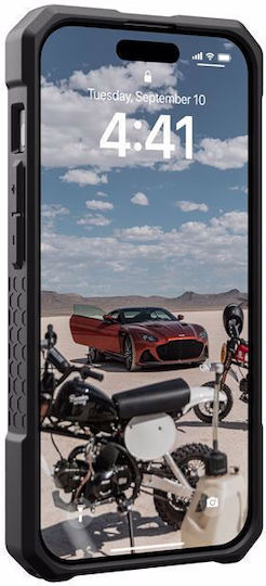 UAG Monarch Pro Back Cover Aramid Fiber 2mm Magnetic Green (iPhone 15 Pro)