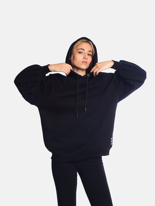 Paco & Co Women's Hooded Sweatshirt Black