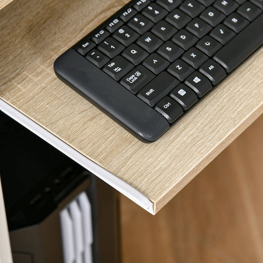 Desk Wooden White / Sonoma 80x45x76cm