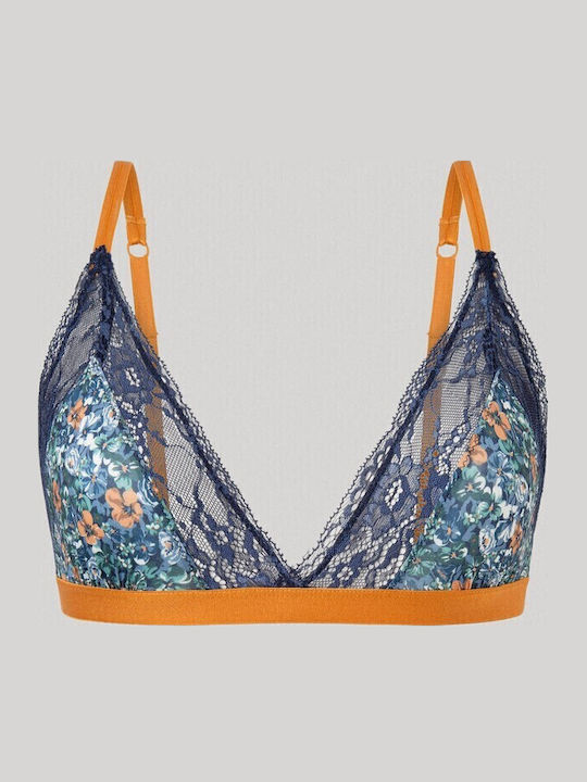 Pepe Jeans Women's Bralette Bra Navy Blue