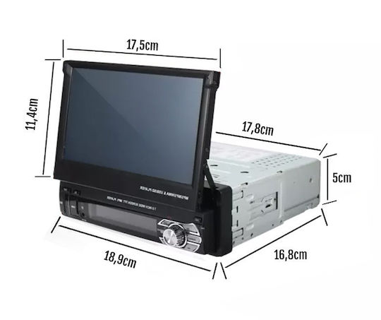Ραδιόφωνο Αυτοκινήτου 1 DIN (Bluetooth/USB)
