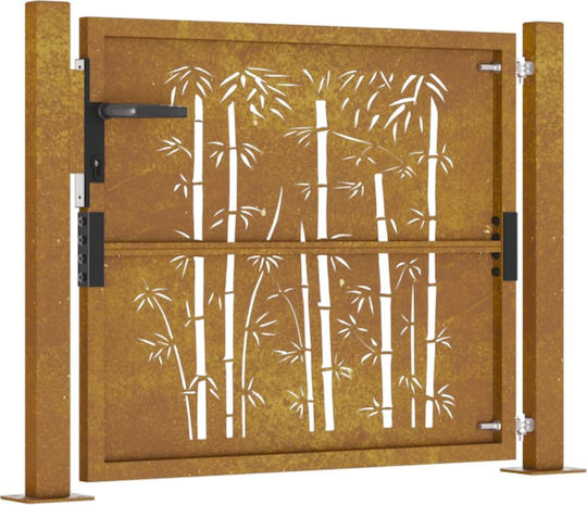 vidaXL Garden Fence Gate from Bamboo in Brown Color 1.05m x 80cm