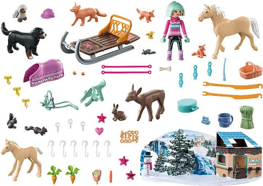 Playmobil Horses Of Waterfall Sleigh Ride for 4-10 years old