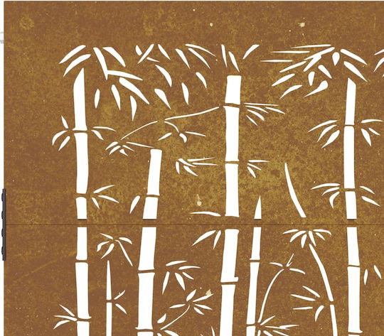 vidaXL Garten Tür für Zaun aus Bamboo in Braun Farbe 1.05m x 80cm
