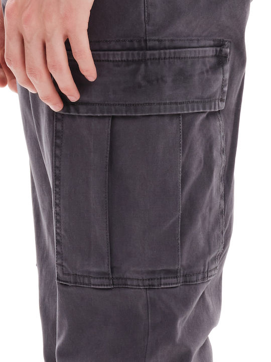 Trousers Cargo Elastic Gray