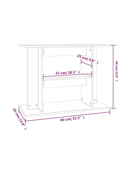 vidaXL Fish Tank Stand Aquarium Stand