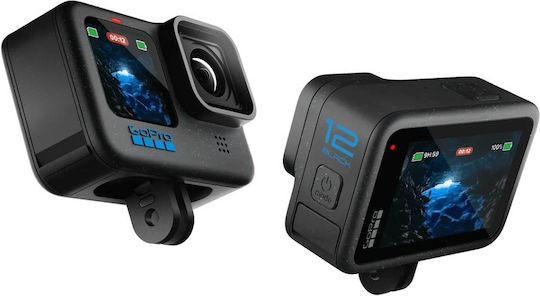 GoPro Hero12 Action Camera 5K Underwater with Touch Screen 2.27" and Wi-Fi Black