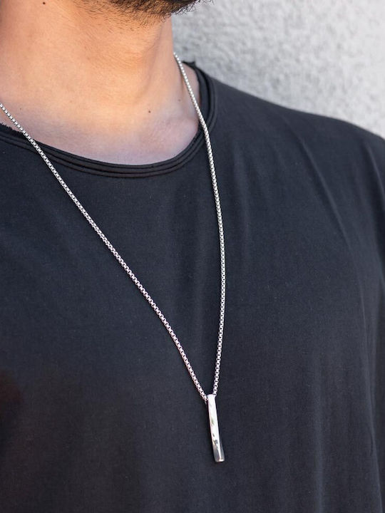 Piercing.gr Κολιέ από Επιχρυσωμένο Ατσάλι