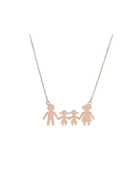 Ioannou24 Necklace Family from Gold 9 K