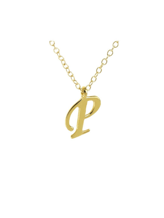 Ioannou24 Necklace Monogram from Gold 9 K