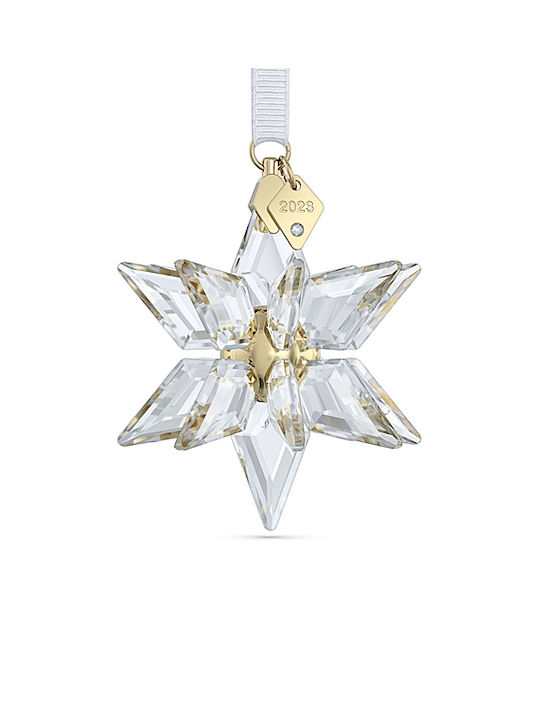 Swarovski 3d Christmas Crystal Set Ornaments White 1.5x7.7cm